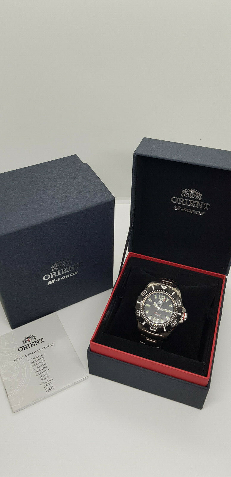 Pre-owned Orient Beast M-force Automatic Titanium Dive Watch Sapphire Crystal Dv01001b
