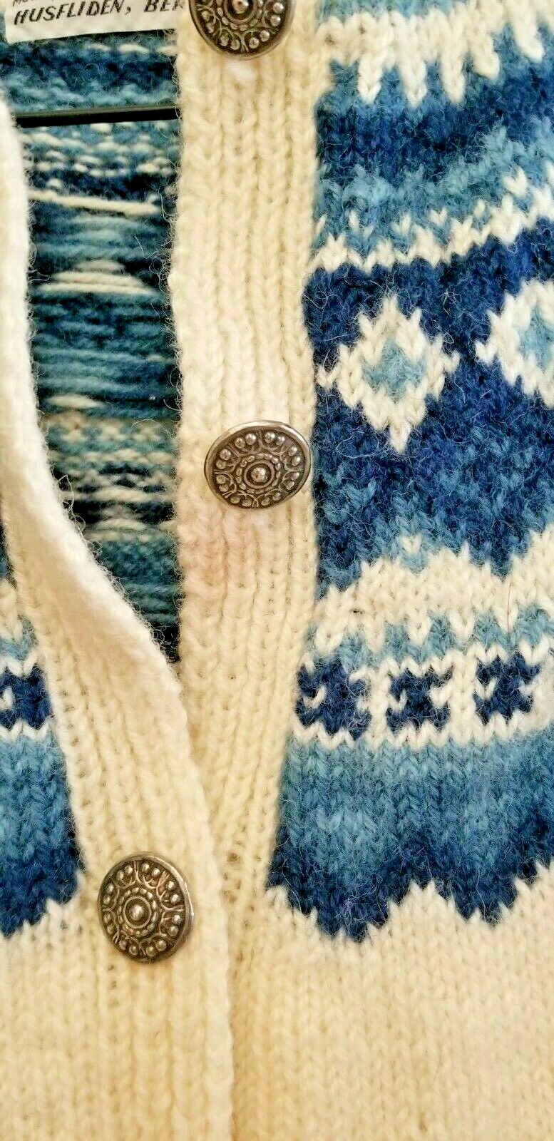 Husfliden Bergen Hand Knit Sweater from Norway Norge