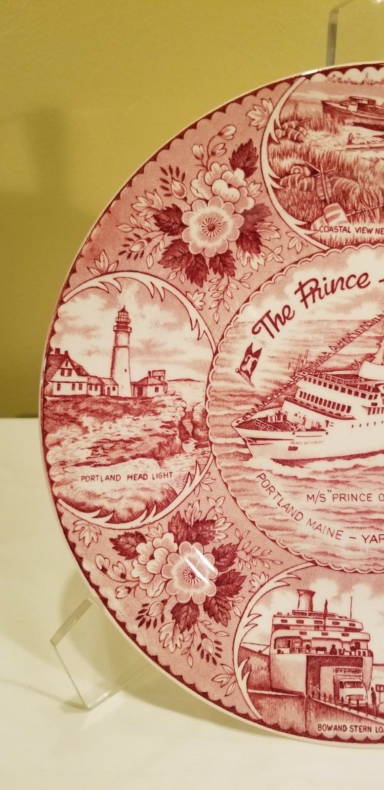 Prince of Fundy Ferry Boat Collector's Plate ~  10