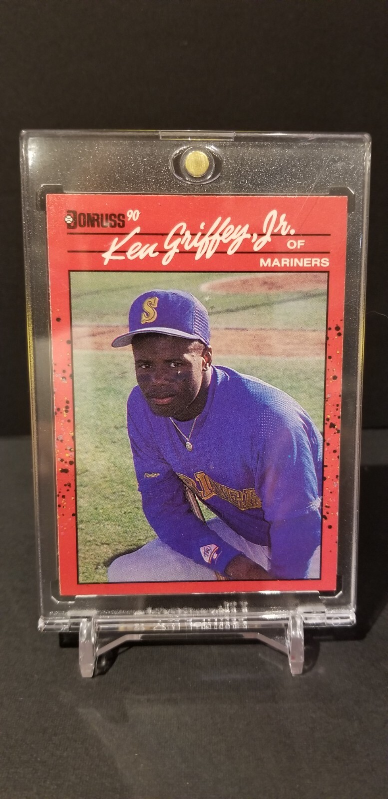 1990 Donruss Ken Griffery JR. #365 ERROR (NO PERIOD AFTER
