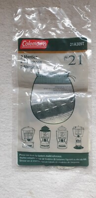 Coleman Lantern Tie #21 Mantles 2 Pack 21A309T 