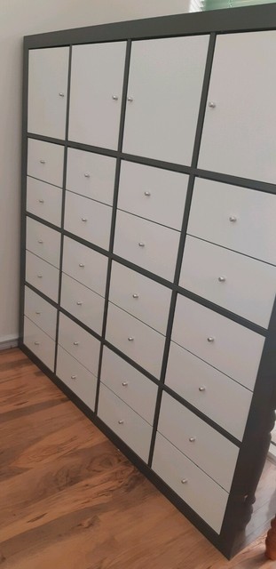 Ikea Expedit 4 X 4 With Drawers And Cupboards Bookcases