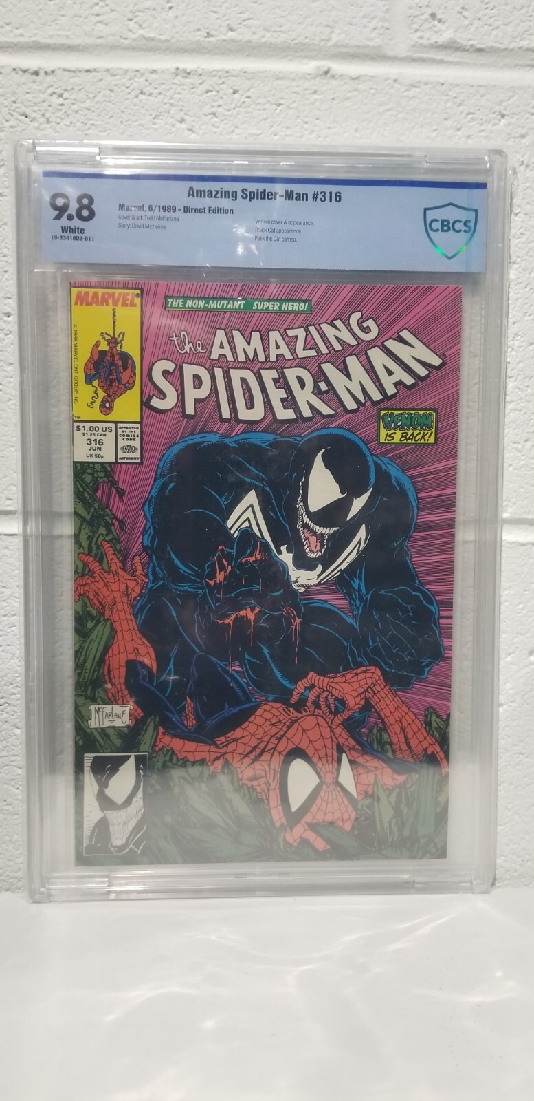 Amazing Spider-Man #316 CBCS 9.8 1st Full Cover Appearance