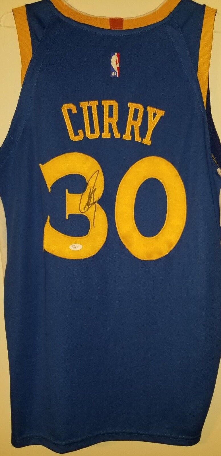 Stephen Curry signed Golden State Warrior Jersey Durant Stephen Curry signed Golden State Warrior Jersey Durant