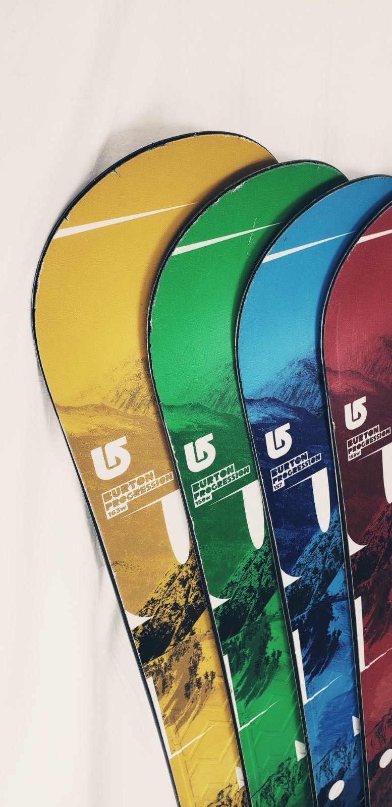 Used Burton Progression Snowboard With Flow XL Bindings 163w, 159w, 157, 156w