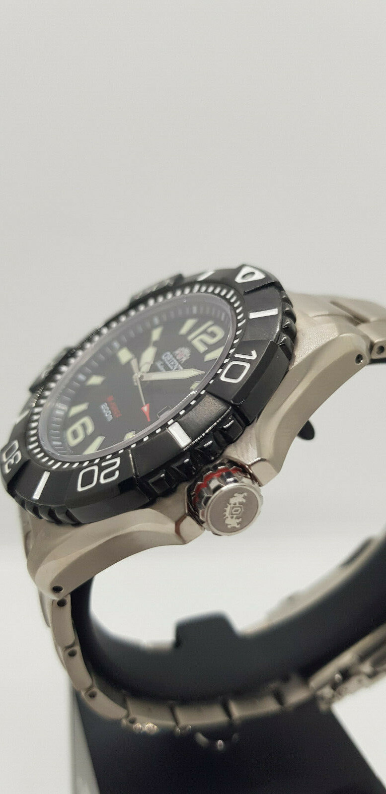 Pre-owned Orient Beast M-force Automatic Titanium Dive Watch Sapphire Crystal Dv01001b