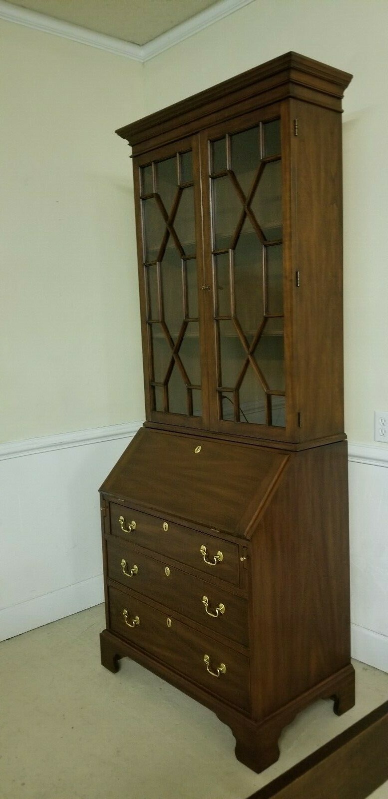 HENKEL HARRIS SMALL SECRETARY GLASS PANES