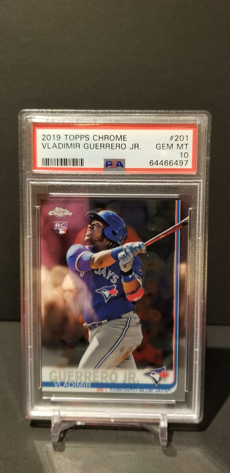 【PSA10】Guerrero Jr. 2019 Topps Chrome RC PSA 10 Vladimir Guerrero JR. Topps Chrome Rookie Card Graded