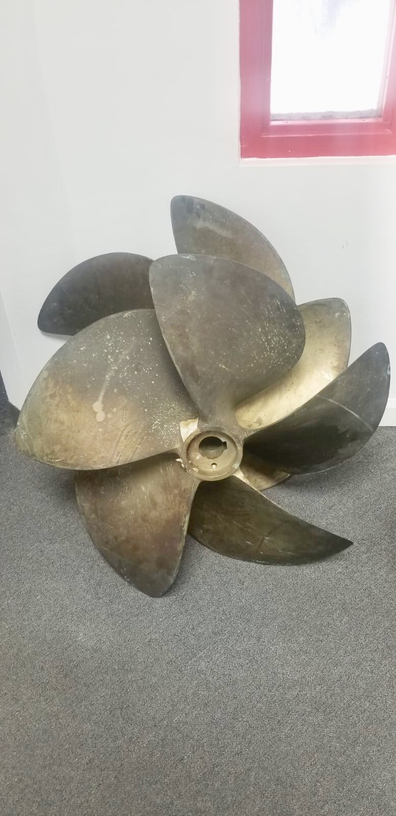 NEW 28" Diameter Brass Propeller with 5 Blades