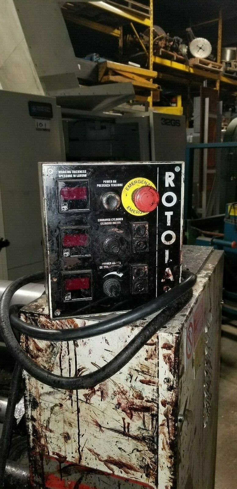 Gemata Roller Coating Machine Model #: New Rotolab 400 w/Spare Parts & Rollers