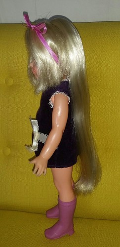 Pretty Vtg 60s Ideal VELVET Grow Hair Doll w Clothes & Catalog Dress Crissy Fam