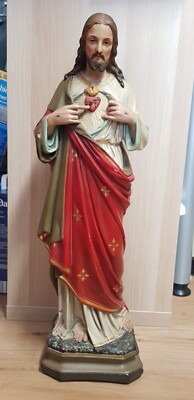Jesus Christus Statue / Skulptur / Figur; sehr alt - VERSAND GRATIS o. ABHOLUNG
