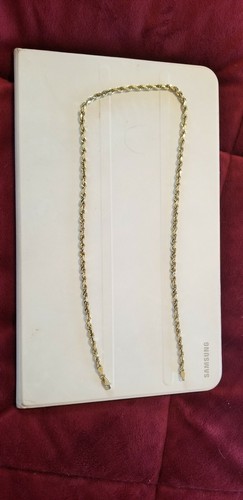 14k rope chain 4mm 20inch
