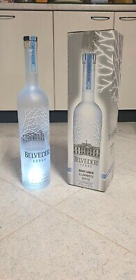 Bottiglia vodka Belvedere Luminous 3L Vuota perfetta con scatola