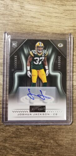 2018 Panini Playbook Signatures Joshua Jackson Rookie Card RC Auto SP! PACKERS . rookie card picture