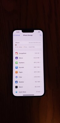 Apple iPhone 13 - 256 GB - Blue (AT&T) (SIM + eSIM))