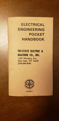 Vintage Electrical Engineering Pocket Handbook Book - Published by EASA