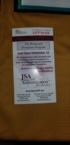 MYLES JACK SIGNED/AUTOGRAPHED CUSTOM PRO STYLE GOLD JERSEY JSA AUTHENTICATED