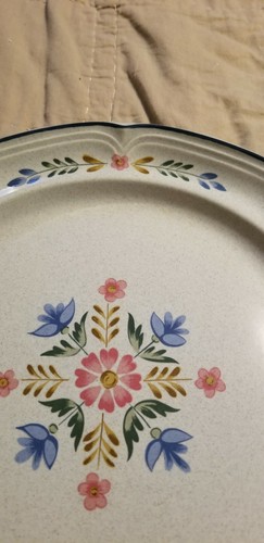 International Heritage Chop Plate Platter Stoneware American Collection SY7565