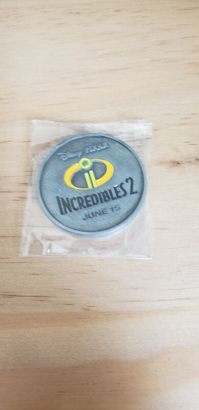  Disney Store Incredibles 2 Collectible Coin