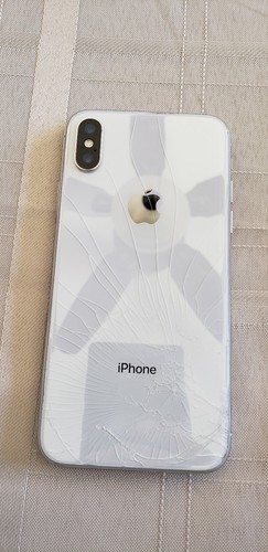 Apple iPhone X - 64GB - Silver (Unlocked) A1901 (GSM) (CA)