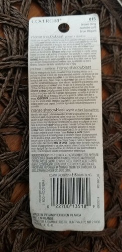 Covergirl Intense Shadow Blast # 815 Brown Bling, Sealed