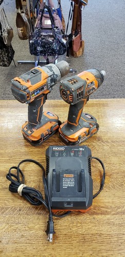 Ridgid X4 R9602 18V Li-Ion Cordless Drill & Impact Driver 2-Tool Combo Kit