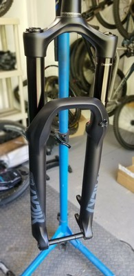 Pike Yari Blue Lyrik Pin up illustration.MTB DJ Rock Shox Fork Decals