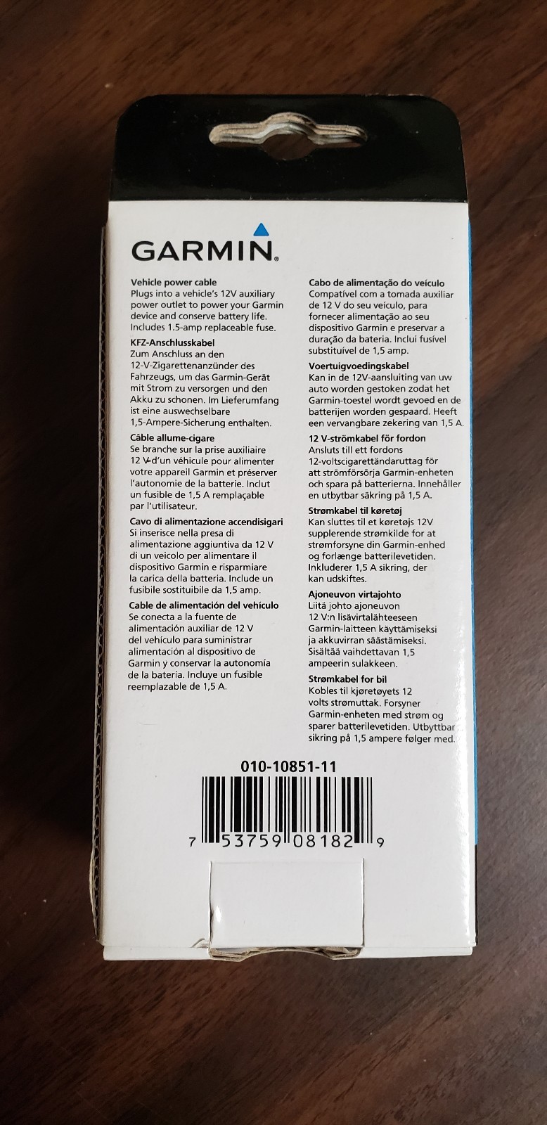 NEW Genuine Garmin GPS Car Charger 12V Montana Approach Dakota eTrex GPSMap GTU