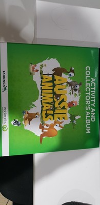 woolworths aussie animals folder