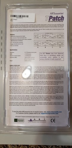 ARTcessories TPatch Eight Point Balanced Patch Bay