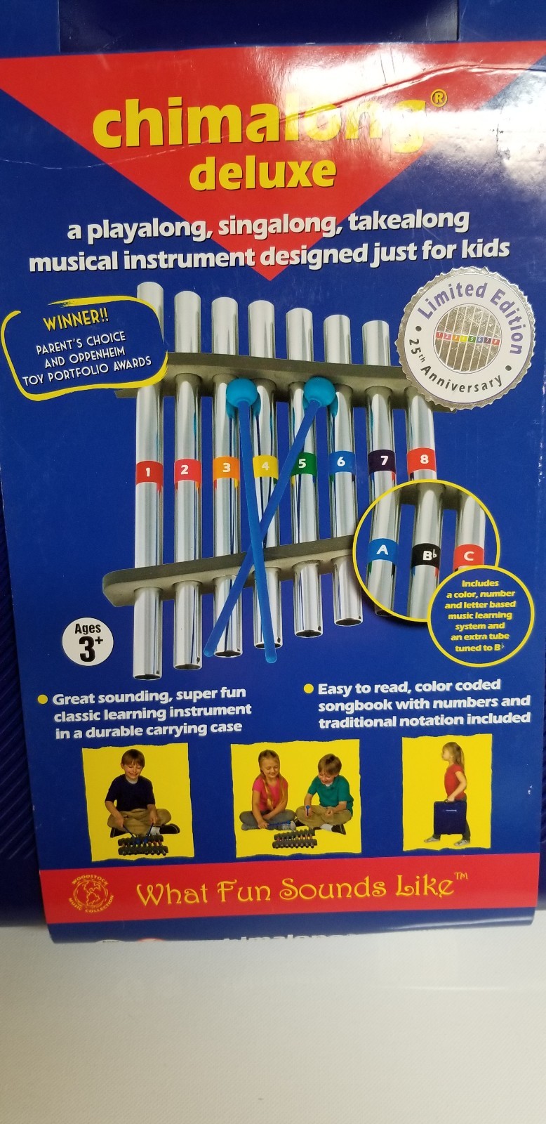 NEW Woodstock Percussion Chimalong Deluxe with Carrying Case BRAND NEW IN BOX