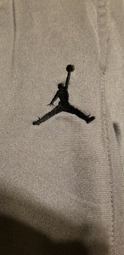 Air Jordan Boys Athletic Joggers Pants Size 7 6-7 Years Gray EUC