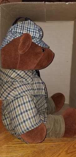 Vintage 1979 North American Bear Company SHERLOCK BEARLOCK HOLMES