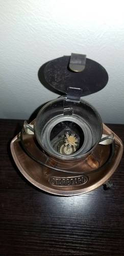 VTG Nanco Starboard Lantern with Label Hong Kong