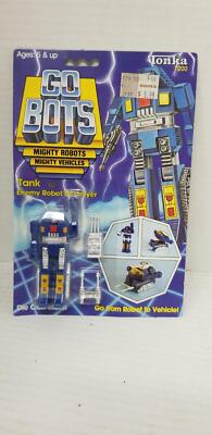 Vintage 1983 Tonka Go Bots Tank Enemy Robot Destroyer MOC (New) Sealed Shelf E2
