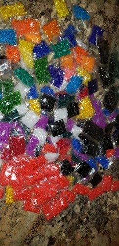 160  MAKIT BAKIT CRYSTALS for Vintage 70's Christmas Ornaments/suncatchers craft