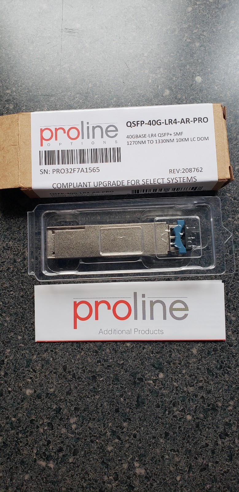 Proline QSFP-40G-LR4-AR-PRO Arista Networks