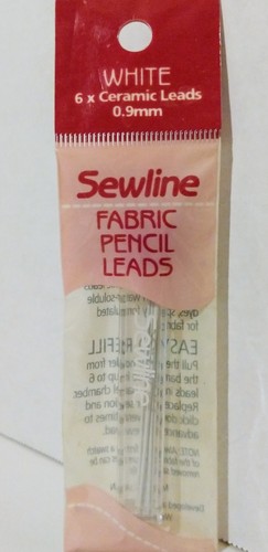 NEW SEWLINE Fabric Pencil - Mechanical Pencil with Refills - White & Yellow