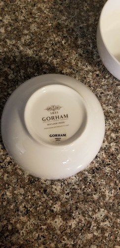 TWO GORHAM 1831 BONE CHINA BOULDER CREEK CEREAL Soup BOWL 5.75