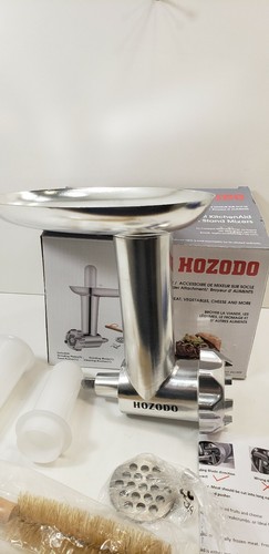 HOZODO Metal Food Meat Grinder Attachment Compatible with Kitchen Aid Stand as