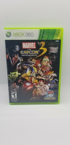 Marvel vs Capcom 3 Fate of Two Worlds Xbox 360 Complete CIB