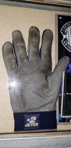 Yankees Derek Jeter 2012 GAME USED Jordan Batting Glove display ~ STEINER COA