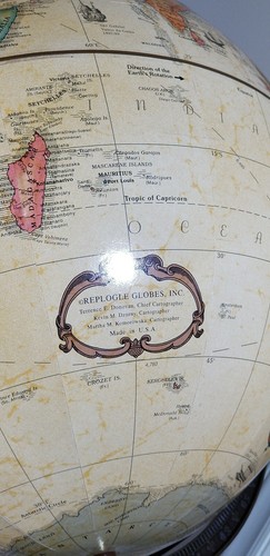 Replogle Forum Floor Globe - 16 Inch, very  Unique you may not see another one!!