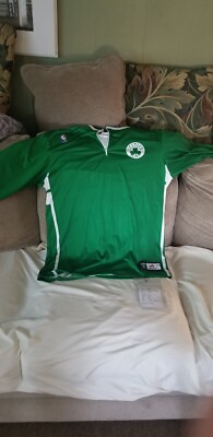 Mens Lg Celtics Warm Up Jacket Salesman's Sample One Of A Kind NWT Display Model