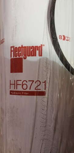 1 HF6721 NEW GENUINE  FLEETGUARD CUMMINS REPLACEMENT PART HYDRAULIC FILTER