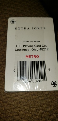 Vintage Bridge Playing Cards Deck The U.S. Playing Card Co. Metro Birds