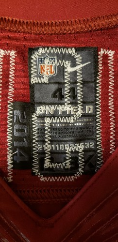 KIRK COUSINS NIKE HOME GAME CUT WASHINGTON REDSKINS JERSEY 2014