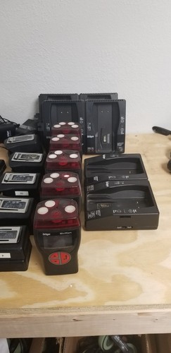 11 Drager MiniWarn Mini Warn Gas Sniffer w/ battery & accessories (Lot) Multigas