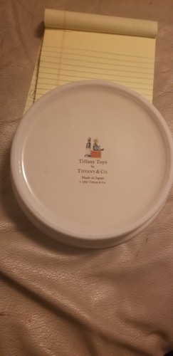 VINTAGE 1992 TIFFANY TOYS CHILDRENS BOWL BY TIFFANY & CO.